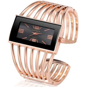 Cansnow Womens Horloge Luxe Rose Gouden Armband Horloge Vrouwen Jurk Klok Vrouwelijke Lady Saati Meisjes Horloge Relojes