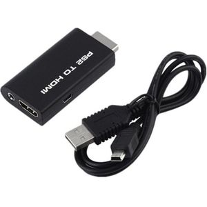 Draagbare PS2 Naar Hdmi Audio Video Converter Adapter Av Hdmi Kabel Voor Sony Playstation 2 Plug En Play Onderdelen