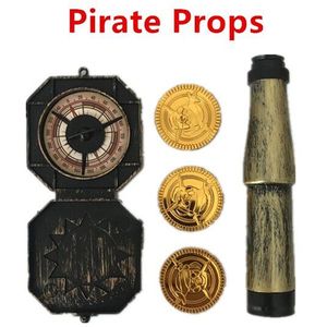 Pirate Captain Cosplay Kostuum Baby Peuter Jumpsuit Jongen Panty Kinderen Dag Fancy Halloween Open Broek Pak