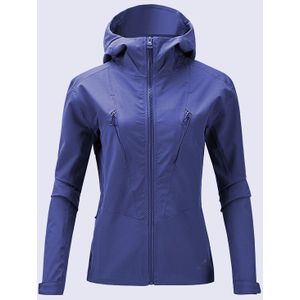 Outdoor Waterdichte Jas Vrouwen Wandelen Kleding Softshell Jas 3 Layer Pu Coating Stof Wandelen Jas Licht Regendicht Pak