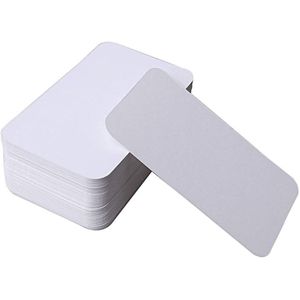 50 Stuks 350 Gram Blanco Kraftpapier Wit Cardstock Papier Visitekaartje Craft Karton Woord Kaart Diy Card Briefpapier