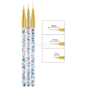3Pcs Nail Brush