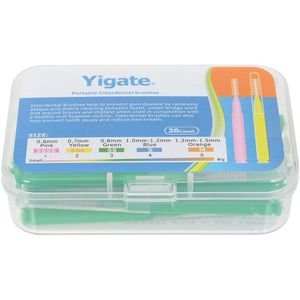 30 Stuks Tandenstokers Rager Tandenstokers Picks Borstel Picks Reiniging Borstels