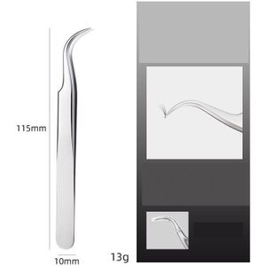 Rvs Wimpers Pincet Professionele Voor Wimpers Extension Sliver Decor Anti-Statische Wenkbrauw Pincet Wimper Extension