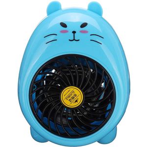 220V 400W Mini Cartoon Fan Heater Draagbare Thuiskantoor Elektrische Kachel Warmer Elektrische Opwarming Schat kinderen