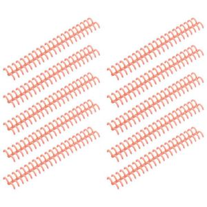 10 Stuks Plastic Losse Leaf Link Spiraal Cirkels Bindmiddel Ring Voor 30 Gaten Notebook 24BB