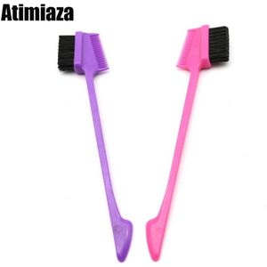 2 Stuks 3 In 1 Baby Haar Rand Borstel Dubbelzijdig Haar Kam Pack Smooth Brush Kam Grooming Rand Controle borstel Vendor