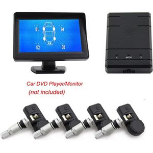 Smart Auto Tpms Bandenspanning Systeem Auto Beveiliging Alarm Systemen Voor Auto Dvd Video Rca Alle Display In Externe/interne Sensoren