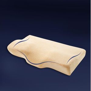 Vlinder-Vormige Memory Foam Voorkomt Snurken Slaap Kussens En Elastische Hals Bescherming Vermoeidheid Massage Kussen Op Het Bed