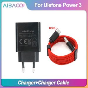 Originele Ac Adapter Fast Charger 3.0 Travel Charger Eu Plug Adapter + Usb Kabel Dc 5V 7V 9V 2A Voor Ulefone Power 3/Power 3S