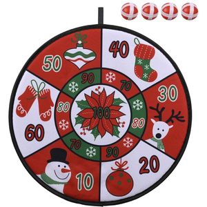 Kerst Dartbord Speelgoed Sticky Ballen Darts Spel Set Klassieke Gooien Toy Veiligheid Dartbord Indoor Outdoor Sport Speelgoed Xmas