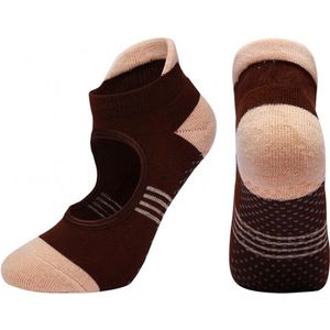 1Pair Non-slip Yoga Socks Combed Cotton Breathable Indoor Fitness Dance Sport Comfortable Socks Elasticity Home Gym