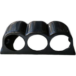 Auto Gemodificeerde Instrument Shell Instrument Cover Universal 60 Mm Water Temperatuur Meter Olie Druk Meter Toerenteller Drie Gaten