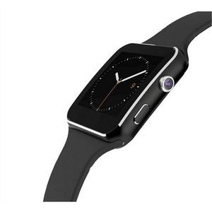 X6 Bluetooth Smart Horloge Sport Stappenteller Waterdicht Touch Screen Fitness Met Sim Camera Smart Mannen Horloge Voor Android Ios