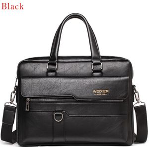 Laamei Men Briefcase Bag Business Famous Brand Leather Shoulder Messenger Bags Office Handbag 13.3 inch Laptop