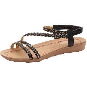 Spriing & Zomer vrouwen Schoenen Vis Mond Romeinse Schoenen Voor Woemen Casual Platte Sandalen Dames 30 **