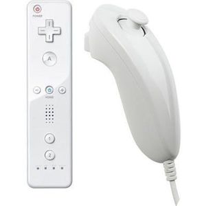 Witte Kleur 1 Pack Remote Controller Nunchuk Game Controller Voor Wii Voor Nintend Zonder Motion Plus R20