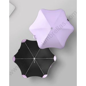 107 Cm Straight Anti-Thunder Glasvezel Bloemen Plum Bloesem Paraplu 5 Keer Zwarte Coating Anti-Uv Bloem Parasol