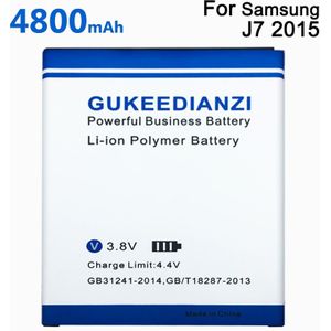 Gukeedianzi Telefoon Batterij Voor Samsung Galaxy J7 Neo J7009 J7000 J7008 J700F SM-J700f EB-BJ700BBC EB-BJ700CBE 4800Mah Gereedschap