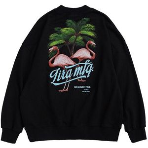 Inflatie Basic Harajuku Sweatshirt Voor Paar Streetwear Oversized Hip Hop Zwart Sweatshirt Mannen Toevallige Trui 1383W