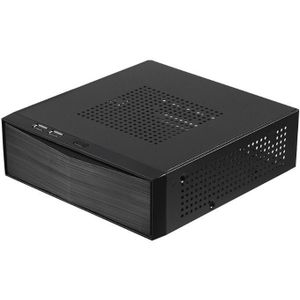 FH05 Gastheer Mini Itx Office Home Computer Case USB2.0 Met Radiator Gat Htpc Voeding Horizontale Metalen Desktop Chassis
