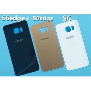 S6 Batterij Cover Voor Samsung Galaxy S6 G920 Back Cover G925 G928 S6 Rand S6 + S6Edge Plus Achter glas Behuizing Deur