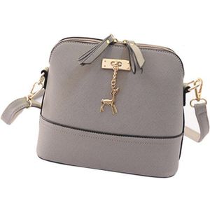 Herten Speelgoed Shell Vorm Schouder Crossbody Tas Voor Vrouwen Pu Leer Luxe Messenger Bags Vrouwelijke Draagbare Mini Handtas