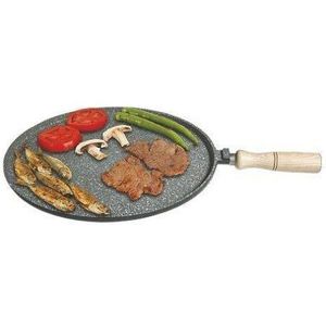 Casting Pancake Crêpe Vlees Pan 36Cm Ideaal Voor Crêpe Fry Pan India Chapatis Crêpe Grote Pan Naan Brood Gas fornuis