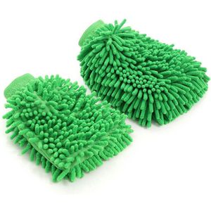 Biepu Wasstraat Handschoenen Coral Fleece Zachte Krasbestendig Wasstraat Multifunctionele Verdikte Schoonmaak Handschoenen Auto Wax Details