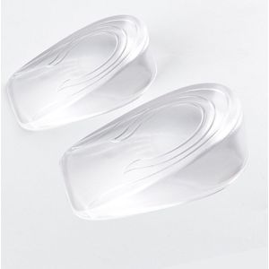 Siliconen Binnenzool Onzichtbare Hoogte Verhogen Hak Unisex 1-3Cm Sportschoenen Silicon Gel Shose Pad Accessoires