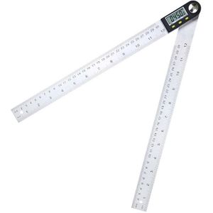 Syntek 0-200mm 0-300mm Elektronische Digitale Hoekzoeker Meter Rvs Hoek Heerser Gradenboog Inclinometer goniometer CE