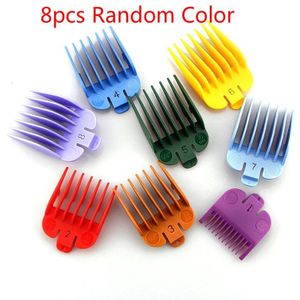 8 Stuks Tondeuse Limiet Kam Gids Limiet Kam Trimmer Attachment 3-25Mm Universele Professionele Tondeuses Kleurrijke zwart
