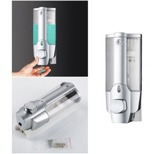 Handmatige Push Zeepdispenser Muur Gemonteerde Hand Zeepdispenser Fles Plastic Hervulbare Shampoo Container Keuken Dispenser