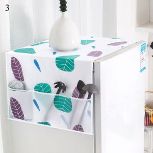 Geometrische Wasmachine Deksel Koelkast Stofkap Klassieke Kleurrijke Koelkast Organizer Magnetron Covers Thuis Textiel