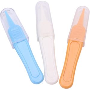 Baby Care Oor Neus Navel Reiniging Pincet Veiligheid Tang Plastic Schoner Clip #330