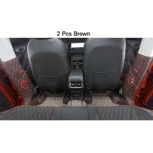 Tonlinker Cover Sticker Voor Skoda Karoq Auto Styling 2/3 Pcs Pu Leather Car Seat Back Anti-Vuil Pad cover Case Stickers