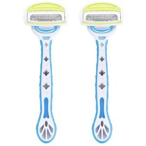 1 Razor Handle Of 2 Scheermesjes Handleiding Scheren Vrouwen Razors Blade Scheren Haar Veiligheid Lady Scheermes Hoofd