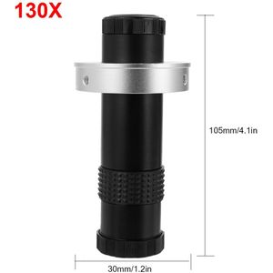 Verstelbare Microscoop Lens Adapter Microscoop Onderdelen Past X-DS-0745 120X 180X 300X Zoom C-mount Lens voor Video Microscoop Camera