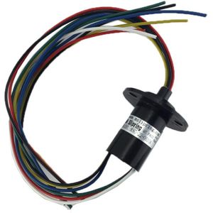 1Pc Wind Generator Geleidende Slip Ring 2-8 Draden 10A 250Rpm 220VDC/Ac Voor Wind Turbine diameter 22Mm Wind Generator