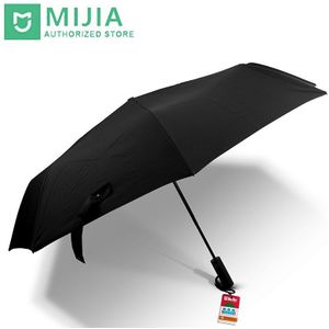 Xiaomi Mijia Paraplu Automatische Zonnige Regenachtige Aluminium Winddicht Waterdicht Uv Man Vrouw Zomer Winter