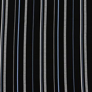 Zacht Zwart Roze En Blauw 75D Polyester Streep Chiffon Stof Voor Dress Shirts, Door De Meter
