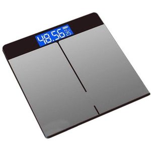 Gehard Glas Digitale Lichaam Weegschaal Usb Opladen Lcd Badkamer Weegschalen Gewicht Monitor Lichaam Vetten Schaal