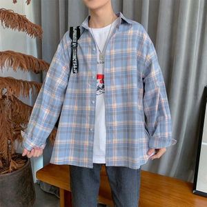 Flanel Shirt Mannen Casual Mannen Shirts Lange Mouw Man Kleding