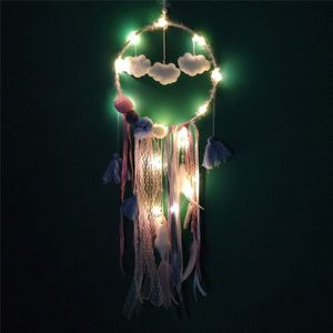 Led Nordic Dream Catcher Cloud Dreamcatcher Lichten Baby Kinderkamer Decoratie Meisje Room Decor Voor Meisje