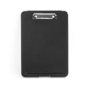 Stijl Multifunctionele Bestand Doos Zwart en Transparante Plastic Klembord A4 Document Vullen Briefpapier Organizer Briefpapier