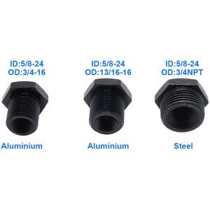 3Pcs Auto Onderdelen Aluminium Olie Filter Schroefdraad Adapter 1/2-28 3/4-16 13/16-16 3/4 Npt