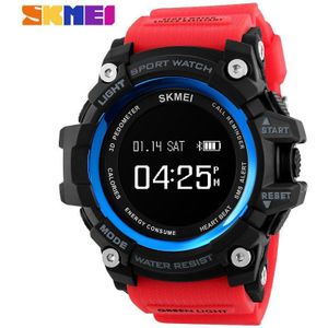 Skmei Smart Sport Horloge Voor Mannen Stap Hartslag Waterdichte Multi-Functionele Outdoor Led Digitale Elektronische Mannelijke Horloges