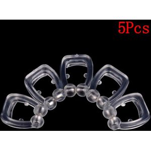 5 Pcs/2 Pcs Silicone Magnetische Anti Snore Stop Snurken Nose Clip Sleep Lade Slapen Aid Apneu guard Night Apparaat