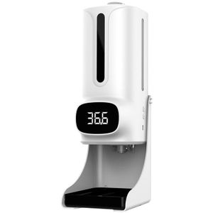 2 In 1 K9 Pro Plus Non-Contact Digitale Infrarood Thermometer Hand Wassen Zeep Dispenser Machine Termometro 1200Ml