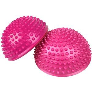 Professionele Yoga Half Ball Pvc Voetmassage Bal Fysiotherapie Stepping Stones Balans Pods Evenwichtige Kom Fitness Apparatuur